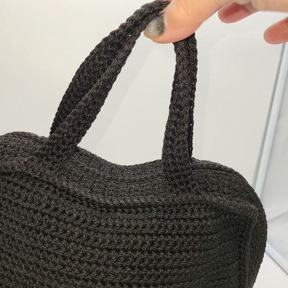 Crochetted Top Handle Bag - Picture 2 of 7